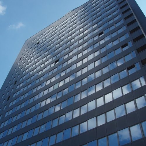 Image of a city skyscraper
