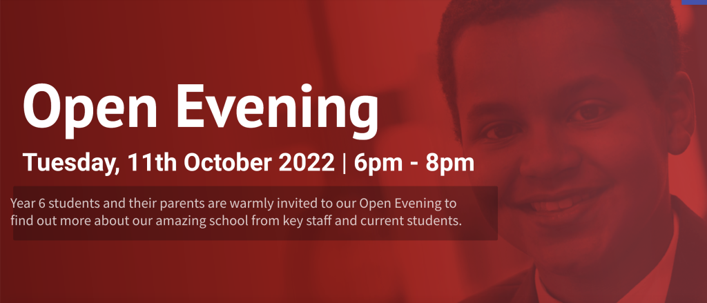 Image of open evening promo